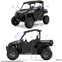 2020 POLARIS GENERAL 1000 DLX OPT1 (G20GXJ99AP/AG/BP/BG)