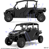 2020 POLARIS GENERAL 1000 XP 4P RC (G20GMJ99AP/AG/BP/BG)