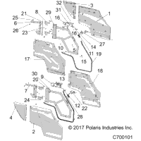 2020 POLARIS GENERAL 1000 4P PS RC (G20G4D99AS/BS)