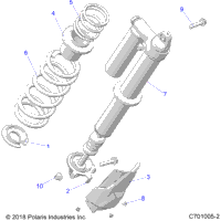 2020 RZR XP TURBO (Z20NAE92AL/AR/BL/BR/FAL/AR)