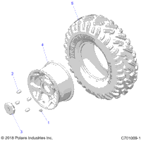 2020 RZR 900 50 INCH PS RC (Z20A5K87BG)
