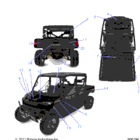 2021 R21RRH99AC/BC RANGER XP 1000 TRAIL BOSS, EVAP R21RRH99AC/BC (2020)