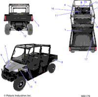2021 RANGER CREW 570 (R21M4A57B1/B9/EBX)