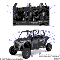2021 RZR 64 XP4 1000 MD (Z21N4E99NG)