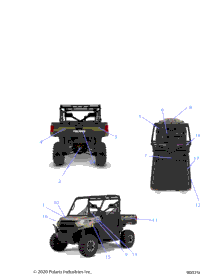 2021 RANGER XP 1000 MNT HUNT EVAP (R21RRJ99A9/B9)