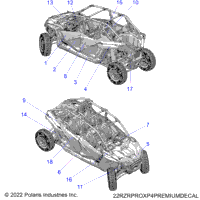 2021 RZR PRO XP 4 PREMIUM CA (Z21R4C92BF)