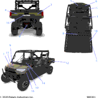 2021 RANGER XP 1000 NSTR (R21RSU99A9/AC/AP/AW/B9/BC/BP/BW)