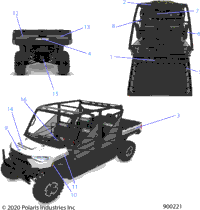 2021 RANGER CREW XP 1000 (R21RSE99NP)