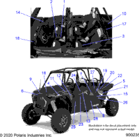 2021 RZR XP 4 1000 (Z21N4E99AC/AK/BC/BK/K99AP/AG/BG/BP)