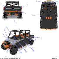 2021 RANGER CREW XP 1000 PS HIGH LIFTER (R21RSM99AG)