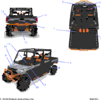 2021 RANGER CREW XP 1000 WATERFOWL EVAP (R21RSB99AZ/BZ)