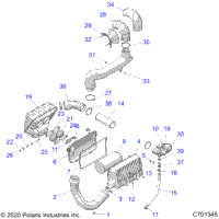 2021 RZR XP 4 1000 HIGH LIFTER (Z21N4M99AG)