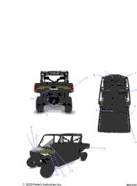 2021 RANGER CREW 1000 PS (R21T6A99A1/B1)