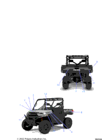 2022 RANGER XP 1000 (R22RRE99AC/AM/AS/A9/B9/BS/BM)