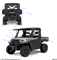 2022 RANGER XP 1000 NSTR ULTIMATE TRAIL BOSS (R22RRV99AG/2AG/2BG)