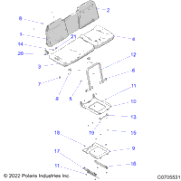2022 RANGER 1000 FULL SIZE EPS EU TRACTOR ZUG (R22TAE99FA/SFA/SCA/SCK)