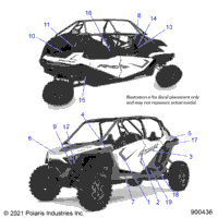 2022 RZR PRO XP 4 PREMIUM (Z22M4C92AS/BS/Z92AS/BS)