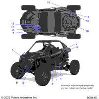 2022 RZR PRO R (Z22RGE2KAG/BG/RGK2KAN/BN)