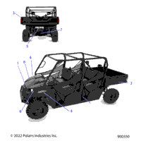 2023 RANGER CREW 570 FULL SIZE (R23CDA57A1)
