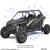 2023 RZR TURBO R 4 PREMIUM RC (Z23G4C92AL/BL)