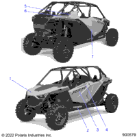 2023 RZR PRO XP 4 SPORT (Z23R4E92AG/92BG)