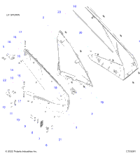 2023 RZR PRO R 4 SPORT (Z23RMD2KAK/AJ/BK/BJ)