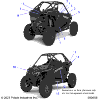 2023 RZR PRO XP DELUXE (Z23RAD92AK/BK/AS/BS)