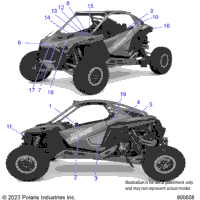 2023 RZR PRO R ULTIMATE TLD (Z23RGU2KAN/BN)