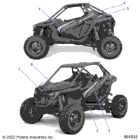 2023 RZR TURBO R ULTIMATE (Z23GAD92AL/92BL/AE/BE)
