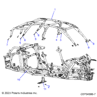 2023 RZR PRO R 4 SPORT (Z23RMD2KAK/AJ/BK/BJ)