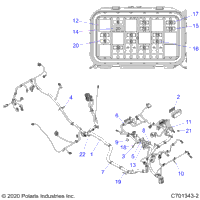2023 RZR XP 1000 PREMIUM RIDE COMMAND (Z23NAK99AL/99BL/AR/BR)