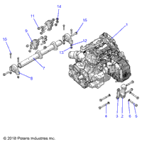 2023 RZR XP 1000 PREMIUM RIDE COMMAND (Z23NAK99AL/99BL/AR/BR)