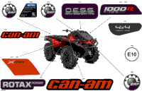 2024 CE - Outlander 1000R EFI 4X4 - 5KRD - X MR Package - Hyper Silver