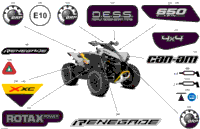 2024 T Regulation - Renegade 650 EFI - 4URA - X XC Package - Catalyst Gray