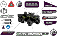 2024 T Regulation - Outlander MAX 450 EFI 6X6 - 5ERA - XU+ Package - Tundra Green
