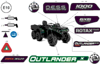 2024 T Regulation - Outlander MAX 1000 EFI 6X6 - 4LRB - XU+ Package - Boreal Green