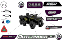 2024 T Regulation - Outlander MAX 650 EFI 6X6 - 4RRA - XU+ Package - Tundra Green