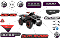 2024 T Regulation - Outlander 1000 EFI 4X4 - 3YRA - X XC Package - Chalk