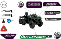 2024 T Regulation - Outlander 1000 EFI 6X6 - 4HRA - XU+ Package - Boreal Green