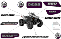 2024 North America - Renegade 650 EFI - 5PRB - STD Package - Catalyst Gray