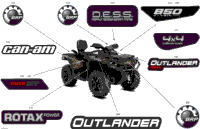 2024 North America - Outlander MAX 850 EFI 4X4 - 2LRB - XT Package - Wildland Camo