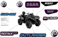 2024 North America - Outlander MAX 850 EFI 4X4 - 2DRA - DPS Package - Granite Grey