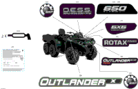 2024 North America - Outlander MAX 650 EFI 6X6 - 5YRA - DPS Package - Tundra Green