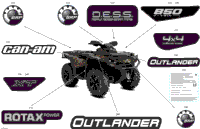 2024 North America - Outlander 850 EFI 4X4 - 2JRD - XT Package - Wildland Camo
