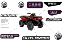 2024 North America - Outlander 850 EFI 4X4 - 4SRA - Hunting Edition - Wildland Camo