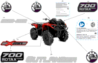 2024 North America - Outlander 700 4X4 - 1SRA - X MR Package - Legion Red