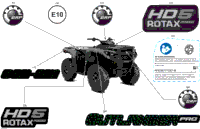 2024 CE - Outlander PRO HD5 4X4 - 1HRC - STD Package - Northern Lichen
