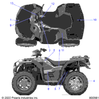 2023 SPORTSMAN XP 1000 EPS 48" EU 3PC INT'L (A23SXE95PG/PK)