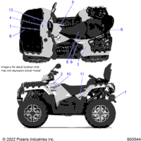 2023 SPORTSMAN TOURING XP 1000 EU 3PC INTL (A23SYE95PM)