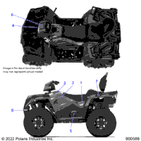 2023 SPORTSMAN TOURING 570 (A23SJE57AX)